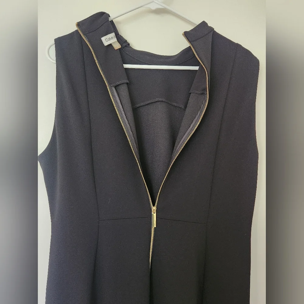 NWT Calvin Klein Sleeveless Neck Tied‎ Dress